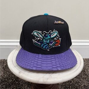Just Don x Mitchell & Ness NBA Charlotte Hornets Black/Purple Hat